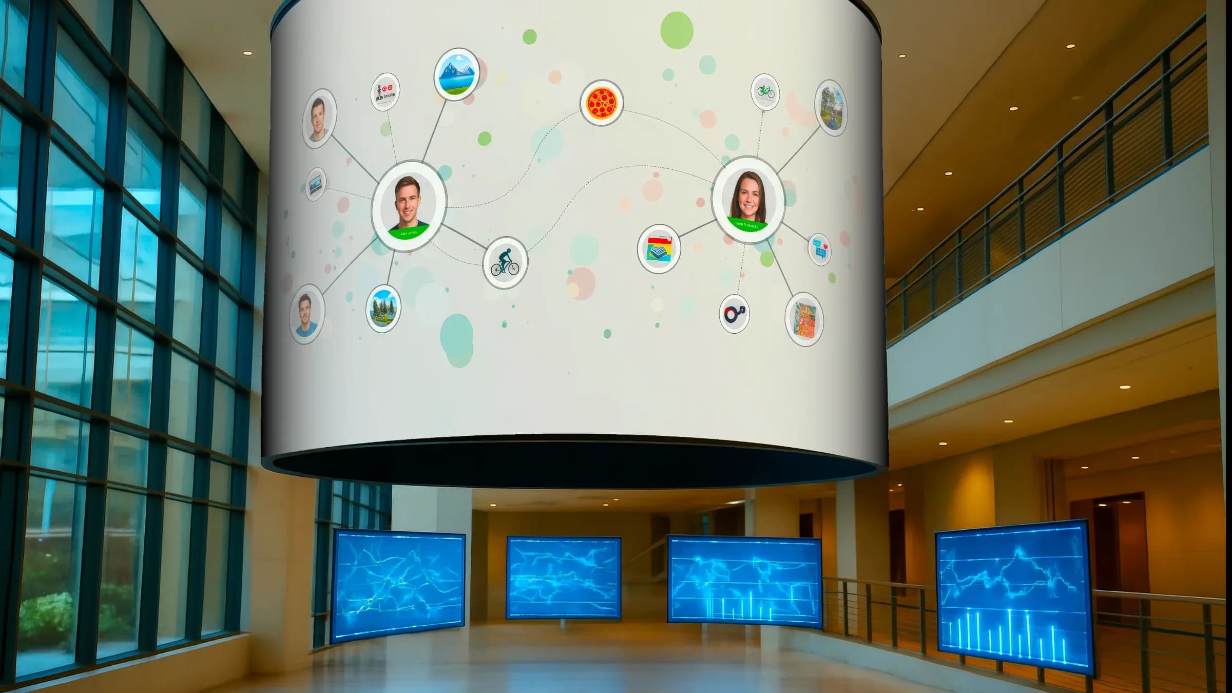 hero Background for case study on Customer Engagement Center for a prominent Social Media platform
